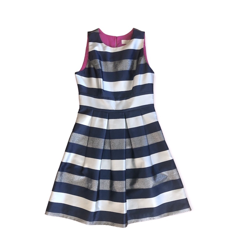 Eliza J. Fit & Flare Striped Dress - Picture 2 of 3